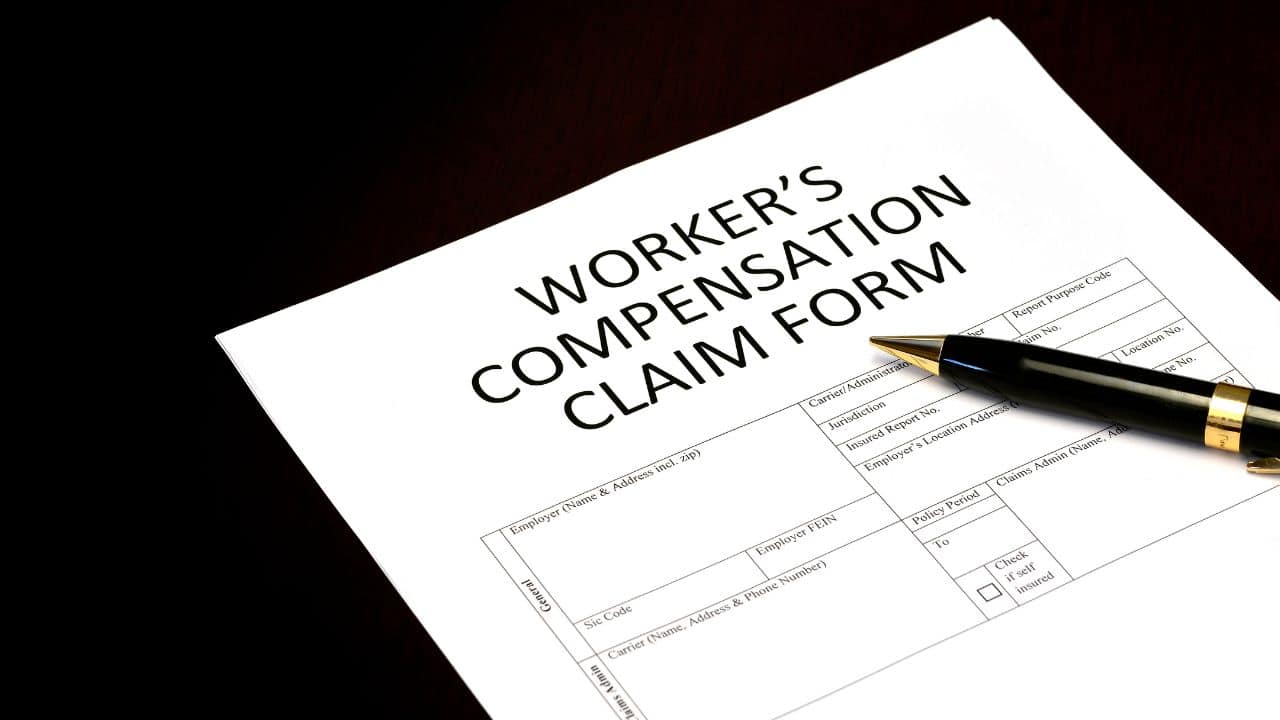 Workers’ Compensation Claim form for Bursitis Treatment