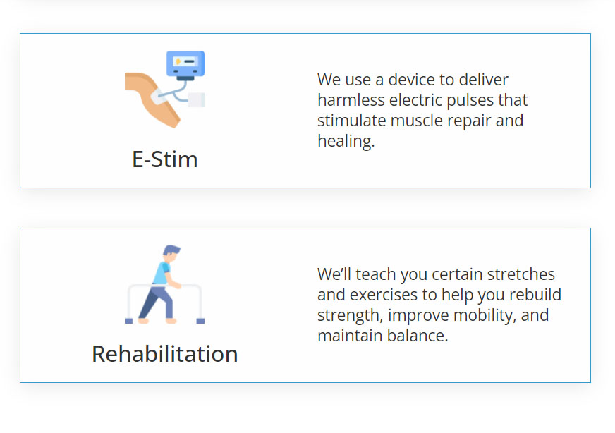 E-Stim and Rehabilitation